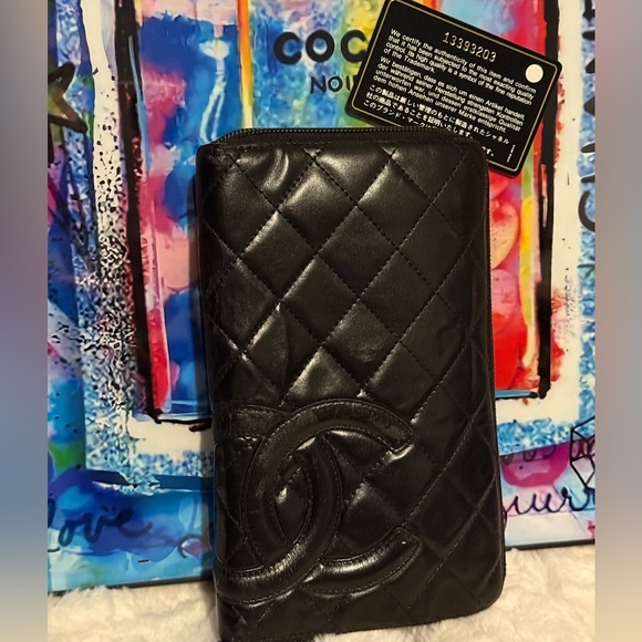 CHANEL Cambon Long Wallet/Organizer/Clutch with Authenticity Card - Picture 1 of 14